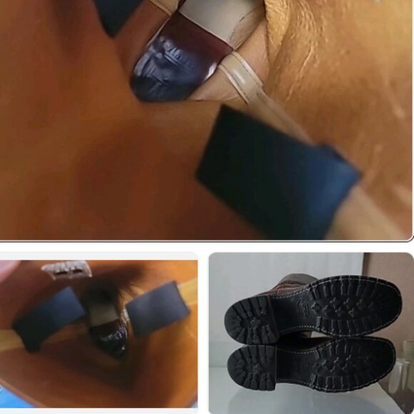 Frye Campus Boot Lug Sole 77046 Chestnut Walnut Brown Size 9.5 Width Medium - Picture 11 of 12